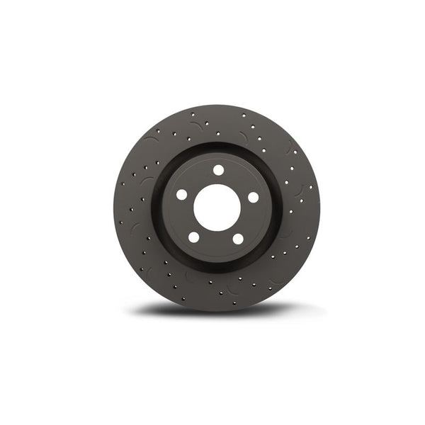 Hawk Performance Talon Cross-Drilled and Slotted and Performance Ceramic Brake Pad Kit (HKC5303.145Z)
