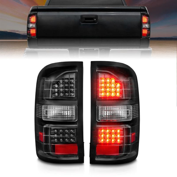 ANZO USA LED Tail Light Assembly for 2014-2018 GMC Sierra (311397)