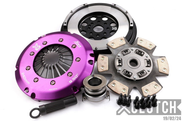 XClutch 10-14 Lotus Evora Base 3.5L Stage 2R Extra HD Sprung Ceramic Clutch Kit (XKLT24530-1R)