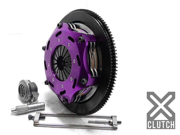 XClutch 1997 Mitsubishi Lancer EVO IV 2.0L 7.25in Twin Solid Ceramic Clutch Kit (XKMI18522-2E)