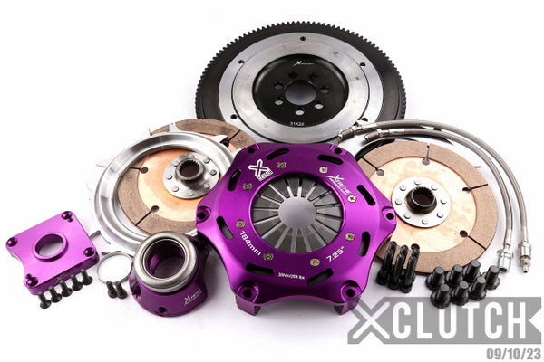 XClutch 07-17 Mitsubishi Lancer EVO X 2.0L 7.25in Twin Solid Ceramic Clutch Kit (XKMI18683-2E)
