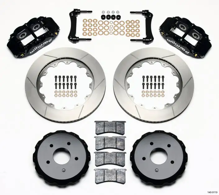 Wilwood Narrow Superlite 4R Rear Kit 14.00in 97-04 Corvette C5/Z06 05-13 C6