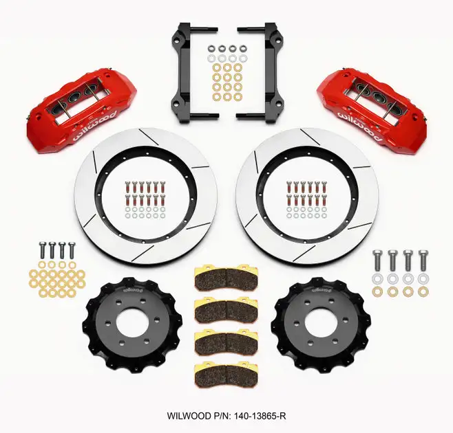 Wilwood TX6R Front Kit 15.50in Red 2010-Up Ford F150 (6 lug)