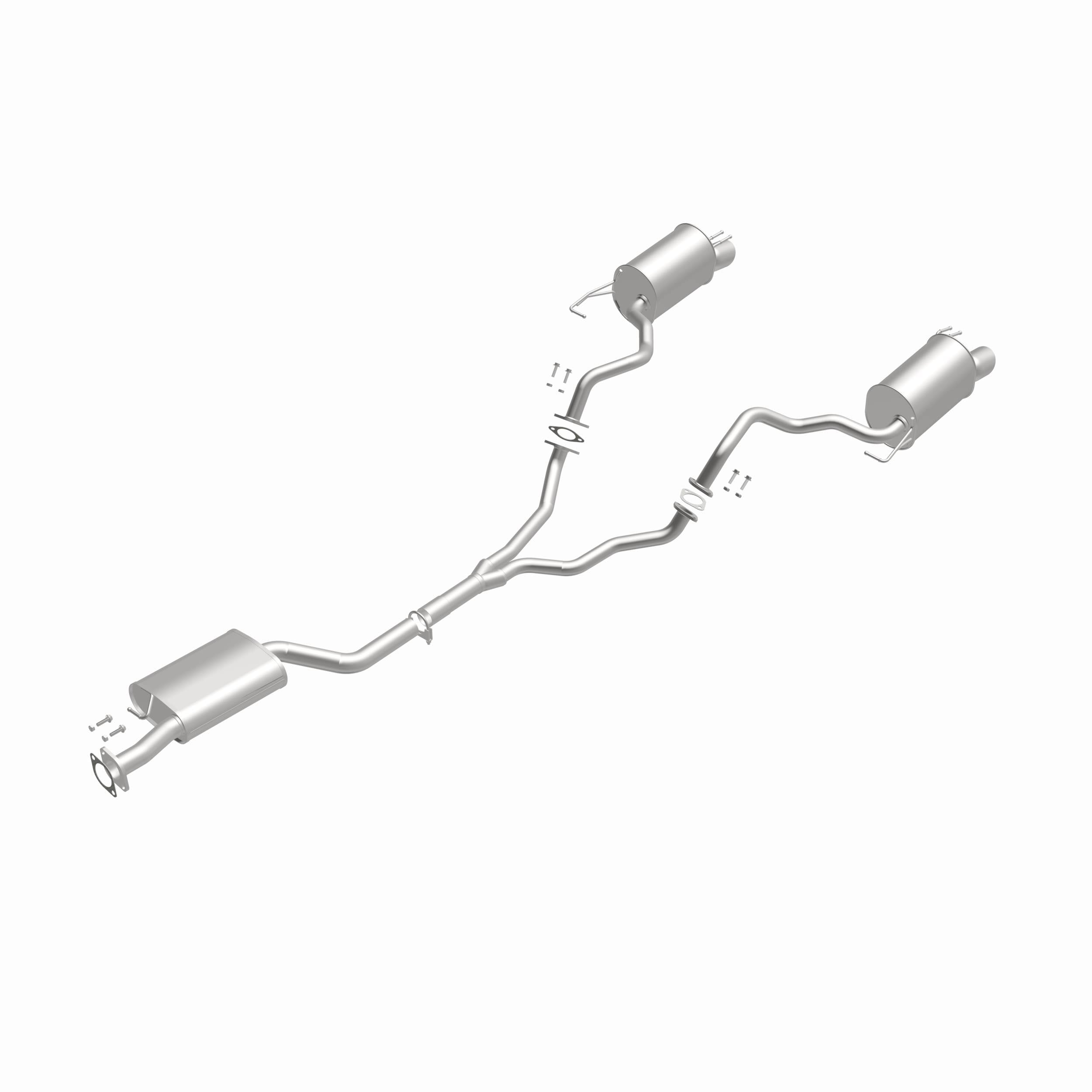 Fits 2007-2009 Hyundai Santa Fe 3.3L Direct-Fit Replacement Exhaust System