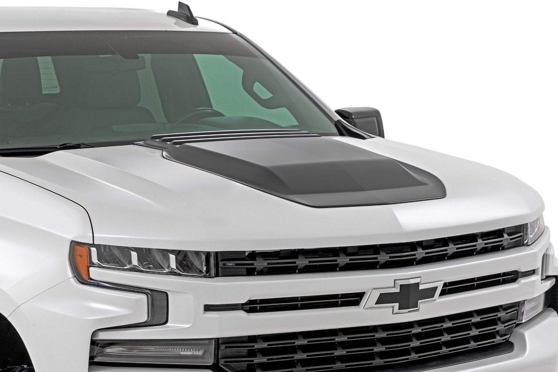 Hood Scoop - GNO Slate Gray - Chevy Silverado 1500 2WD/4WD (2019-2025 & Classic)