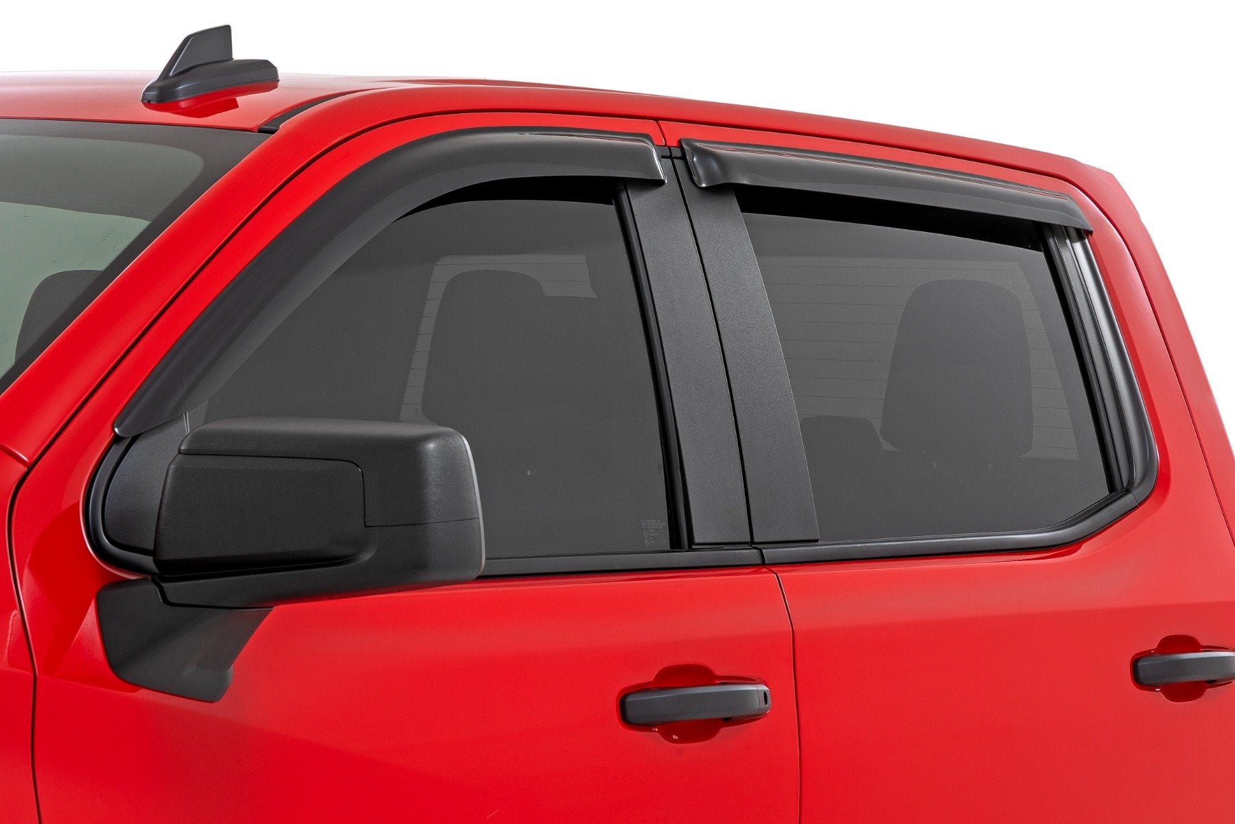 Side Window Deflectors - Tape Rain Guard - Chevy/GMC 1500/2500HD/3500HD (19-25