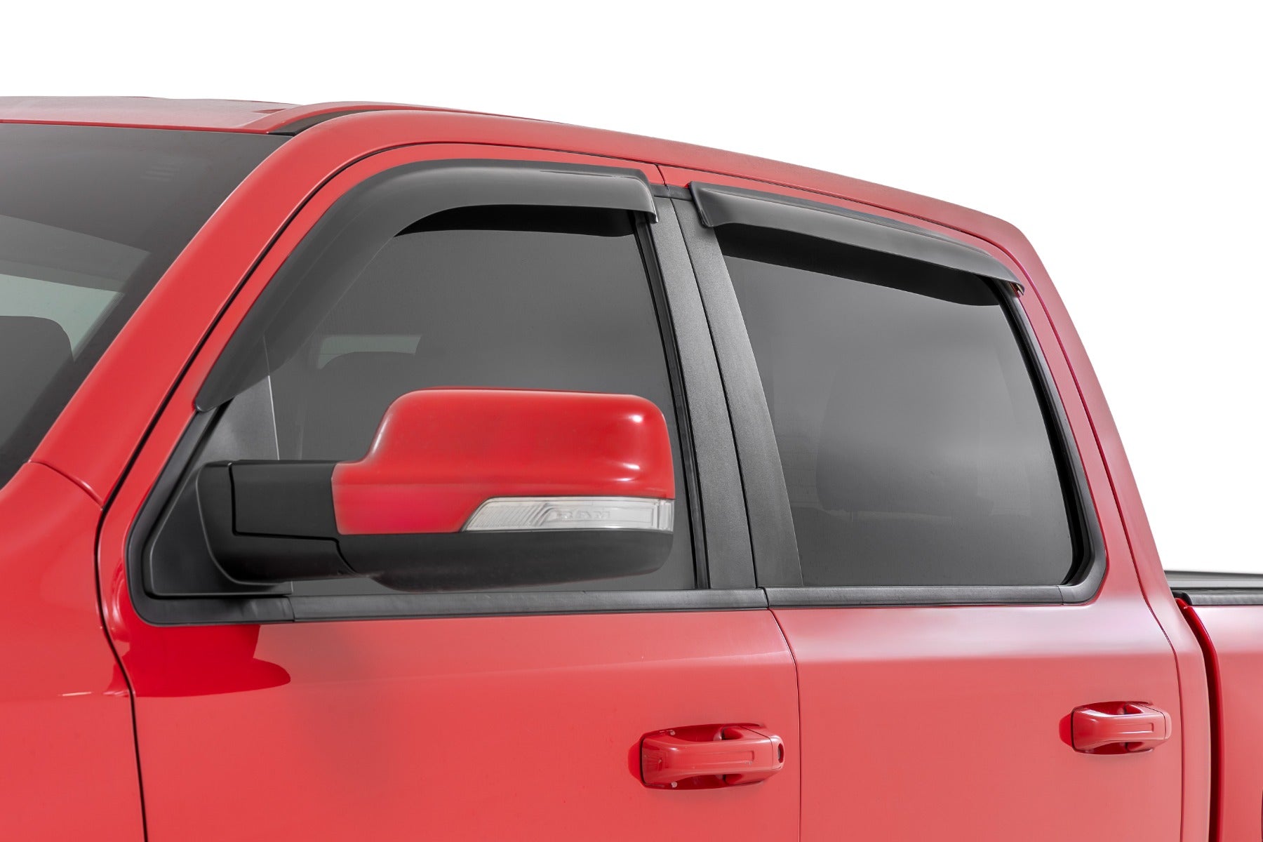 Side Window Deflectors - Tape On Rain Guard - Ram 1500 (19-25)/1500 TRX (21-24)