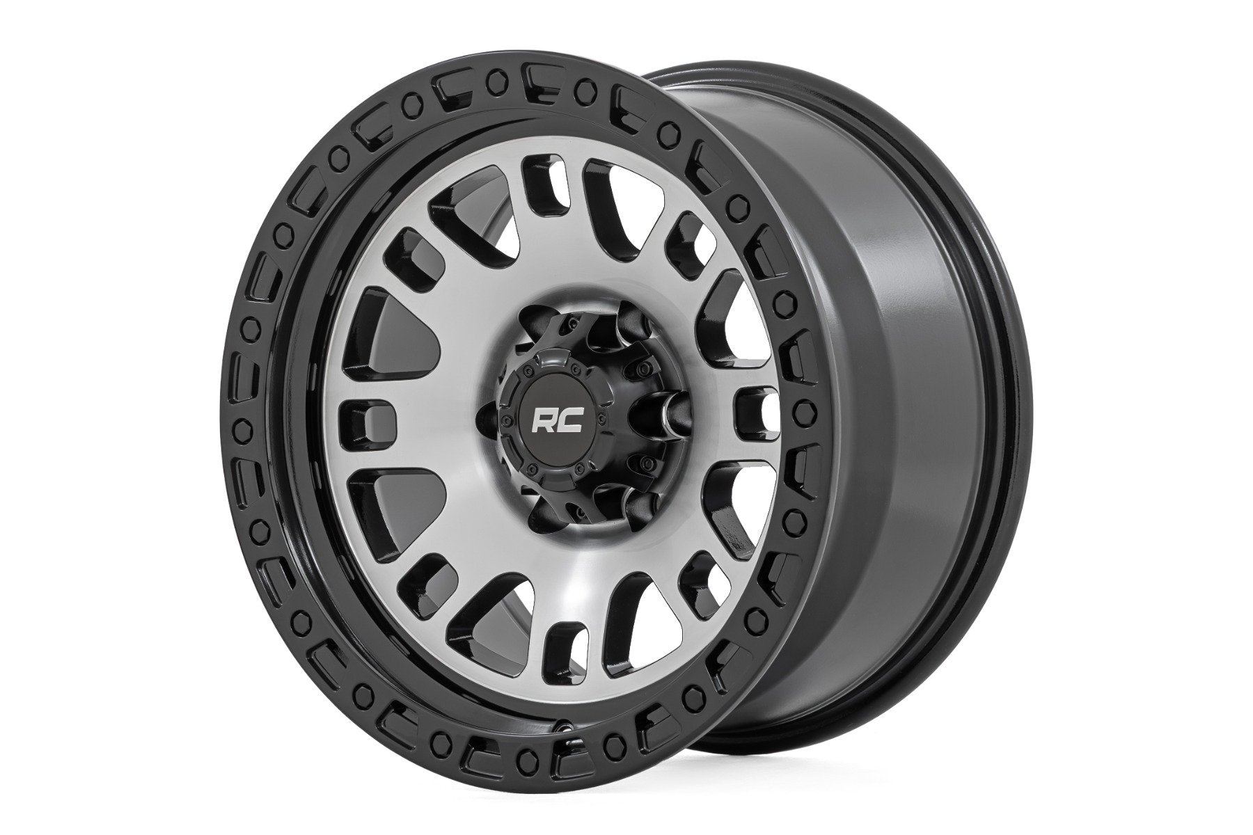 82 Series Wheel/One-Piece/Machined Semi Gloss Black/17x9/5x5/-12mm