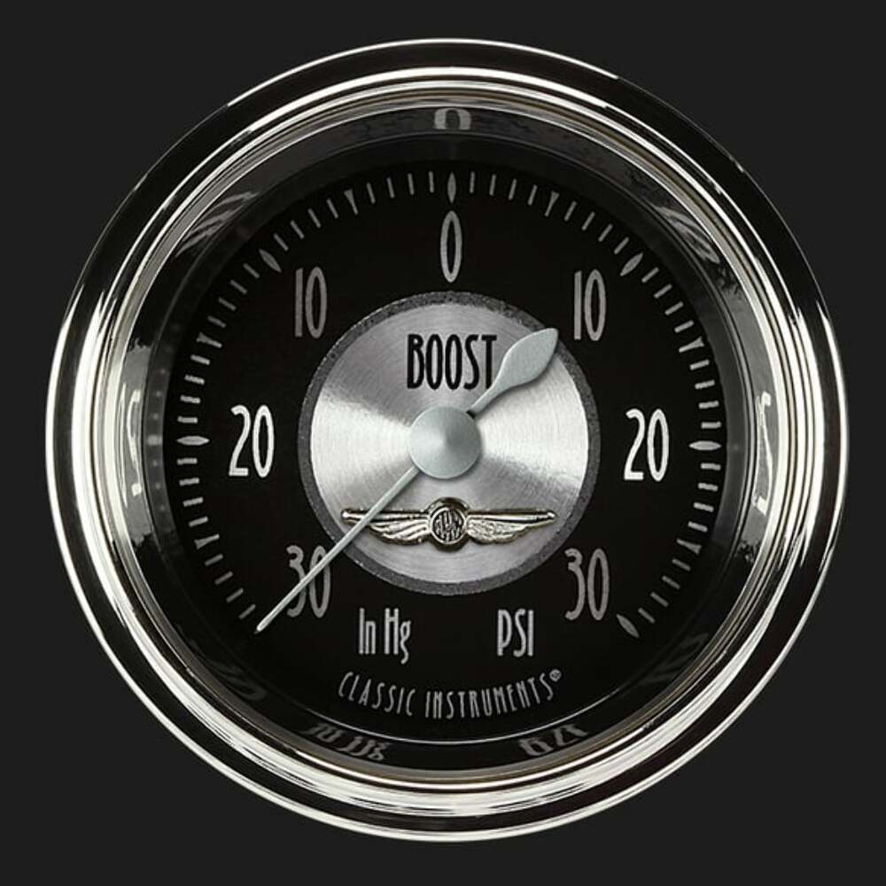 All American Tradition 2 1/8" Boost/Vac Gauge AT141SHC