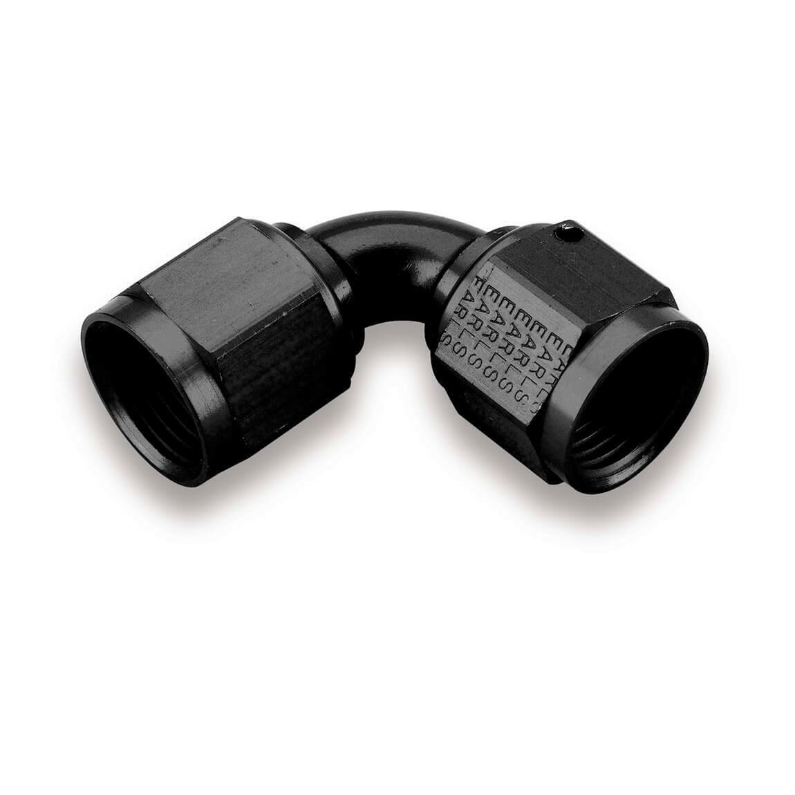 Earls 90 Degree -6 AN Female to Female Swivel - AT935106ERL