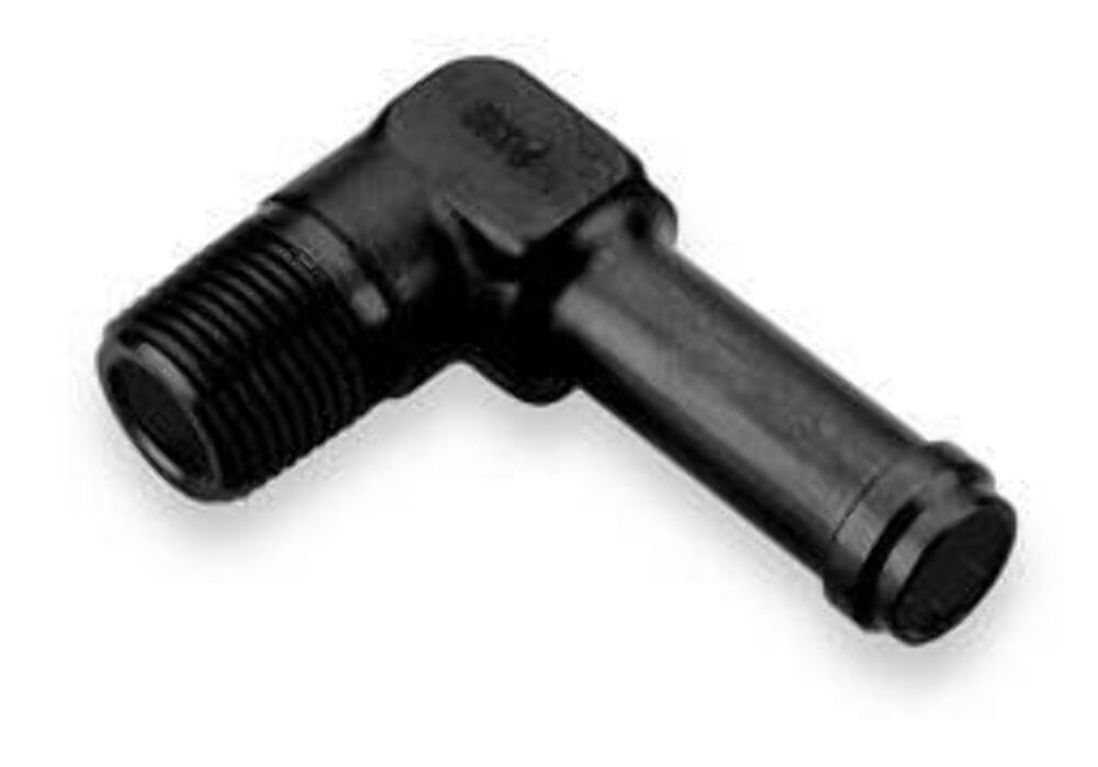 Earls 90 Degree 3/8 Hose to 1/4 NPT Male Elbow - AT984206ERL