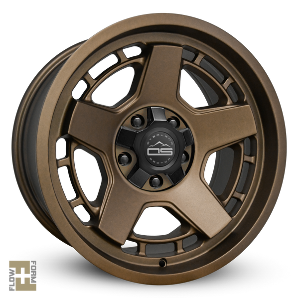 Overland Sector Atlas 17x9 +0 5x120/5x127mm 73.1mm Satin Textured Bronze