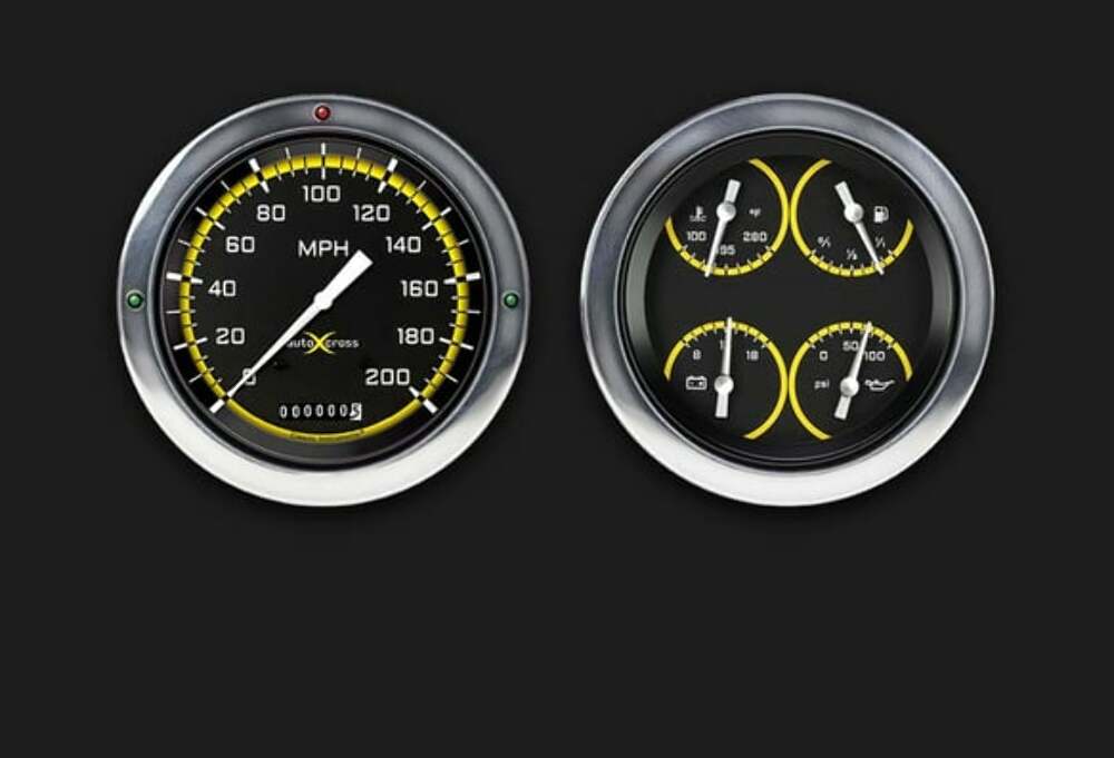 Auto Cross Yellow 1954-55 Chevy Truck Package CT54AXY52