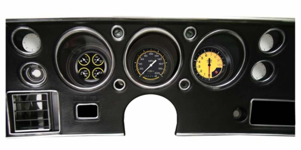 AutoCross Yellow 1970-72 Chevelle SS Package CV70AXY