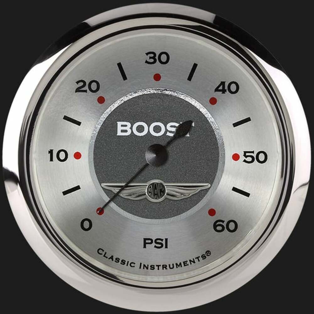 All American2 5/8" Boost Gauge, 60 psi AW343SRC