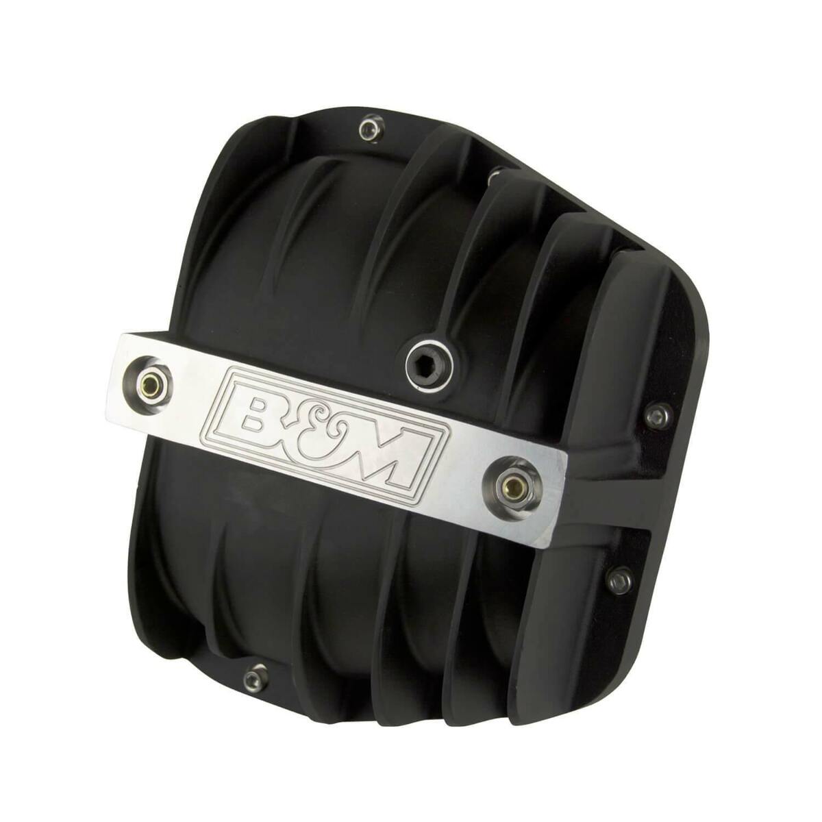 B&M Hi-Tek Aluminum Differential Cover for Ford 9.75-inch - Black - 41298