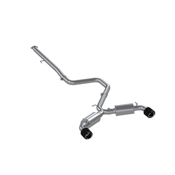 MBRP Exhaust 3" Cat Back, Dual Exit, 304 with Carbon Fiber Tips (S47063CF)