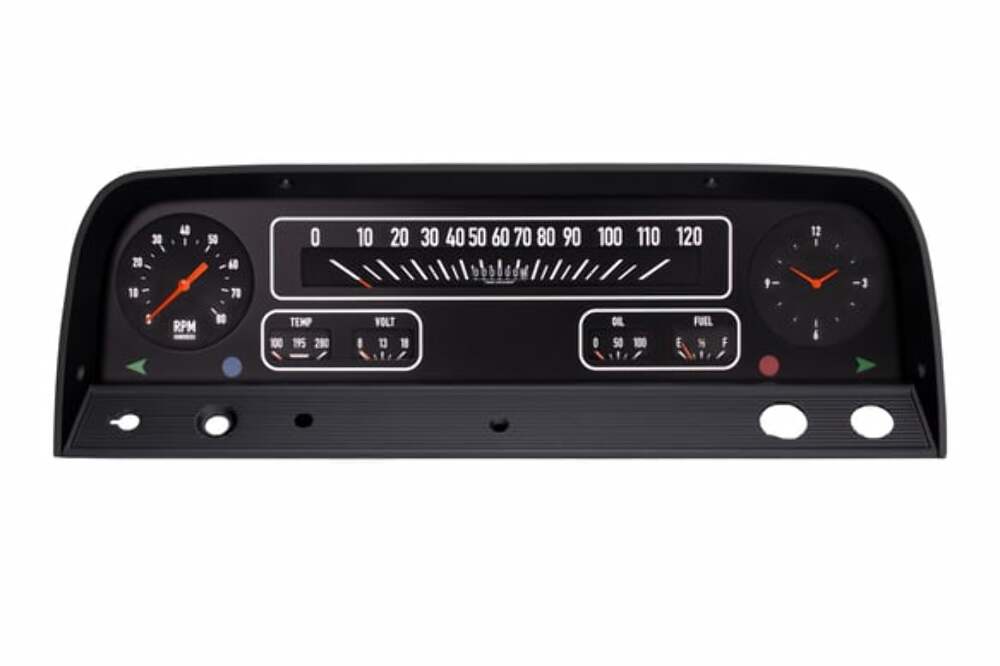 Classic Instruments Classic Truck Package Black LS Senders CT64B-LS
