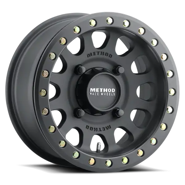 Method MR401 UTV Beadlock 15x6 / 5+1/49mm Offset / 5x4.5 / 72mm CB Matte Black Wheel