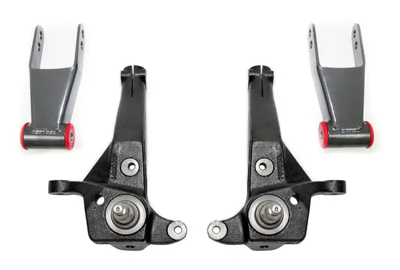 MaxTrac 98-00 Ford Ranger 2WD w/Coil Susp. (Non Stabilitrak) 4in/2in Spindle Lift Kit