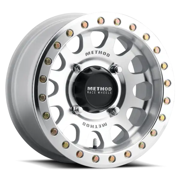 Method MR401 UTV Beadlock 15x7 +38mm Offset 6 x 139.7 BP 81.80mm CB Raw Machined Wheel w/ BH-H24100