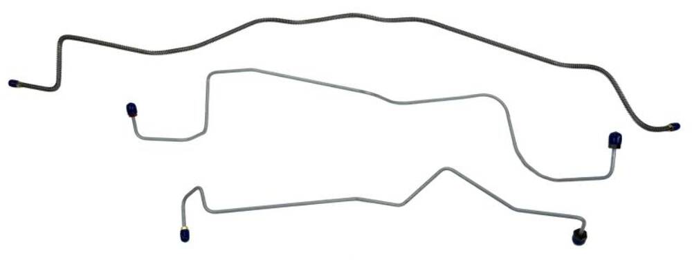 Ford F-250 1990-1997 Front Brake Line Kit Steel FBL618