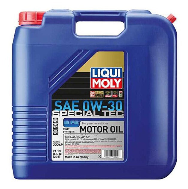 LIQUI MOLY 20L Special Tec B FE Motor Oil SAE 0W30