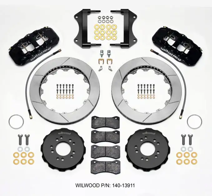 Wilwood AERO6 Front Hat Kit 15.00 2014-up Corvette C7 w/Lines