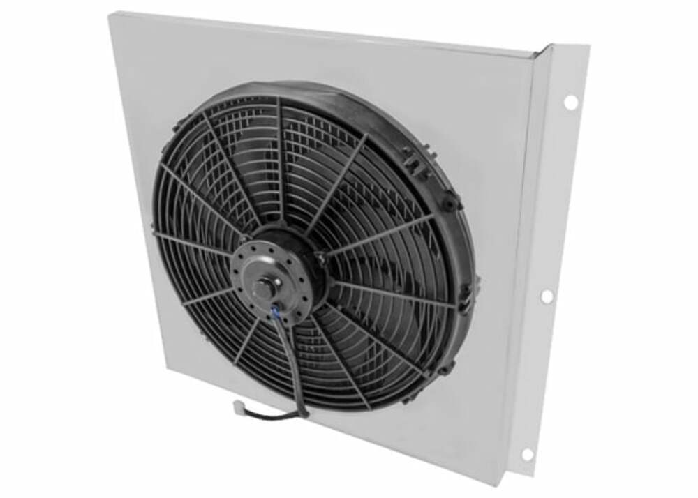 1955-1959 Chevrolet Truck Aluminum Shroud With Fan V8 AFS59C1