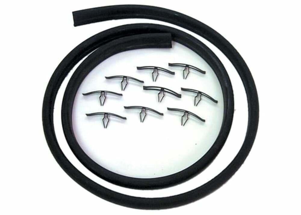 Fits 1959 Chevrolet 3B; Hood To Cowl Seal W/ Fasteners HTCS059
