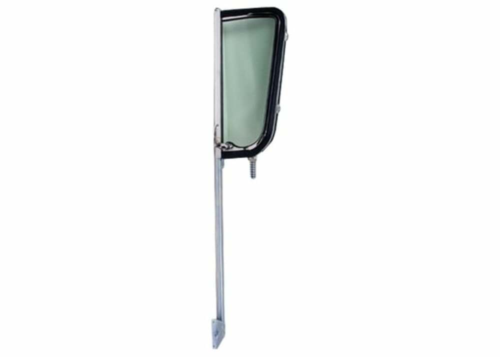 Fits 1959 Chevrolet 3B; Vent Window Assembly - Chrome - Clear - Left VWA59CL-LH