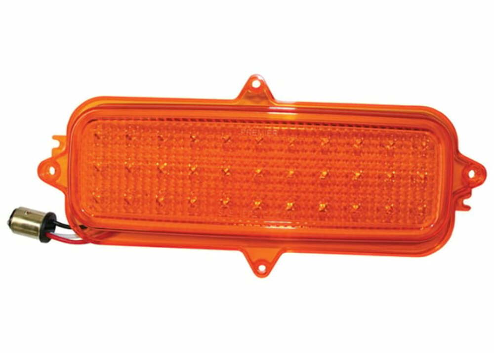 Fits 1960-1966 Chevrolet C10 Panel; Led Parklamp Assemblies - Amber PLLD66A
