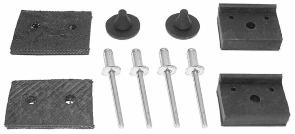 Fits 1962-66 Gmc C/K Series Truck & Suburban Hood Bumper Set-10-Pieces C3010-62