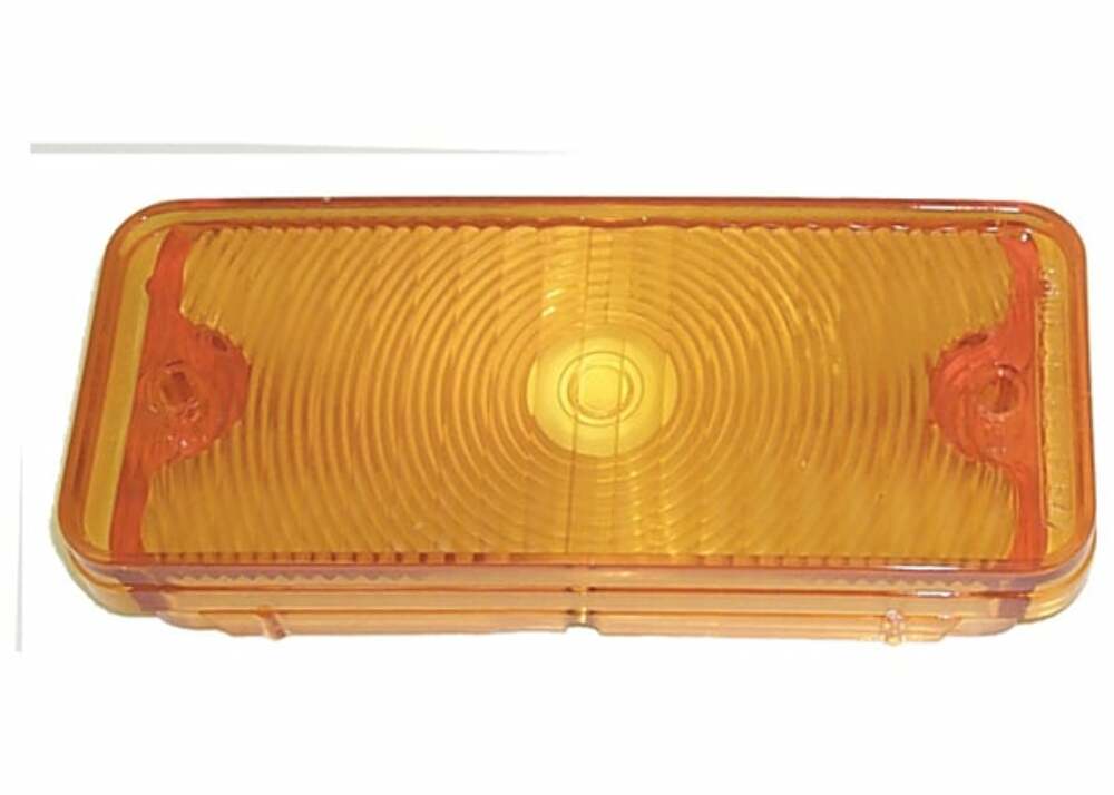 Fits 1967-1968 Chevrolet C10 Pickup; Parking Lamp Lens - Amber PLL67RH