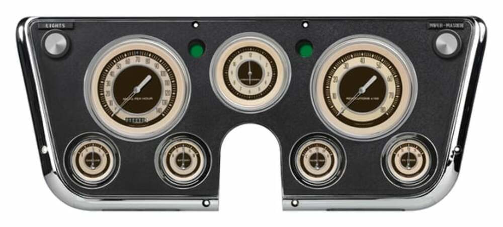 Fits 1967-1972 Chevrolet C10 Pickup Nostalgia VT Instrument Clusters CT67NT