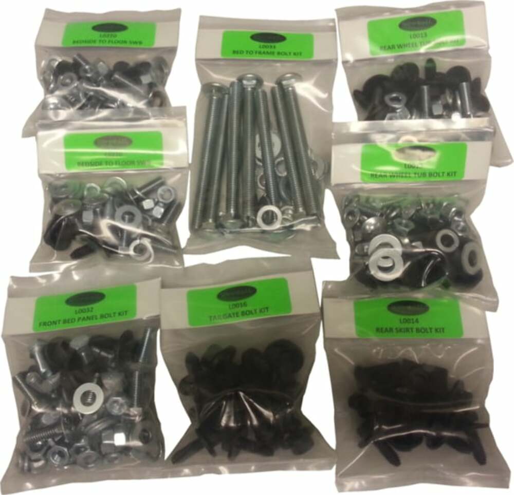 Fits 1967-72 Trucks Bed Bolt Kit With Metal Floor-Fleetside-Shortbed L0224-67