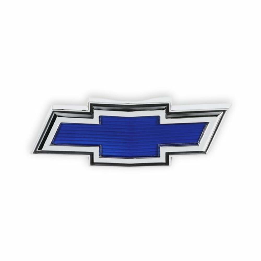 Fits 1969-1970 C/K Series Trucks; C/K Bowtie Hood Emblem - Blue 04-577