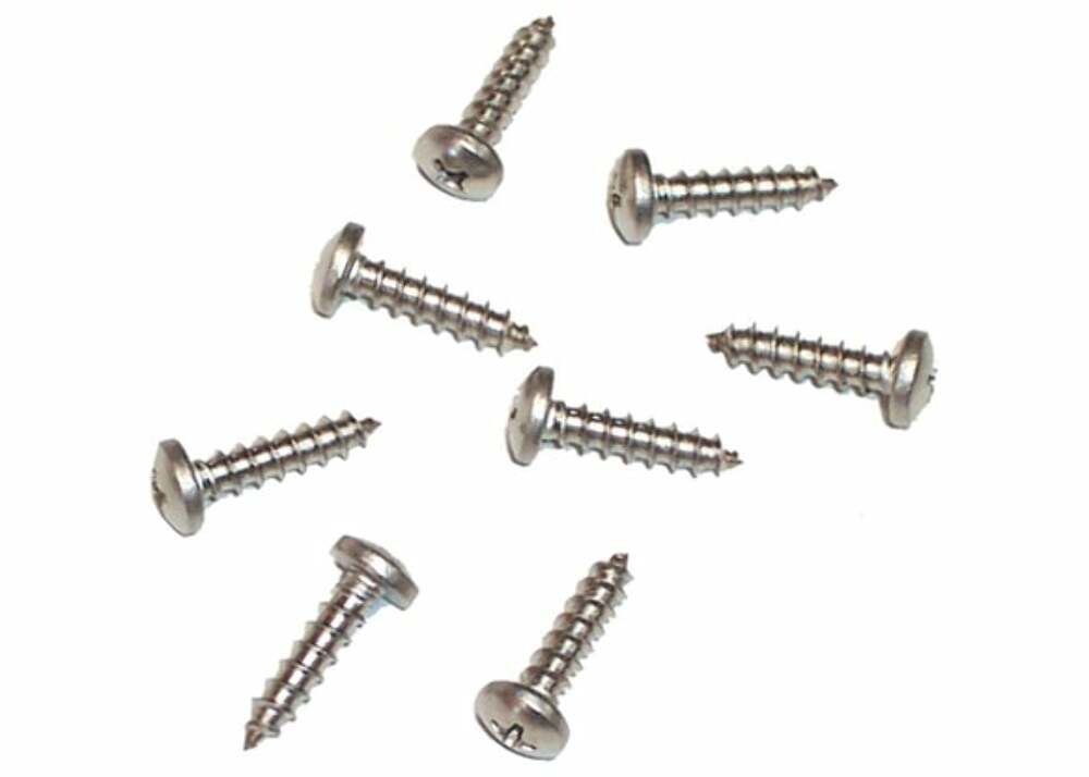 Fits 1969-1972 Chevrolet Blazer; Door Sill Step Plate Screw Set DJSP2SC