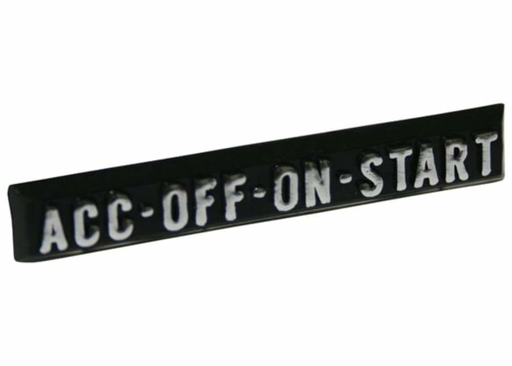 Fits 1969-1972 Chevrolet Blazer; Ignition Indicator BR10030
