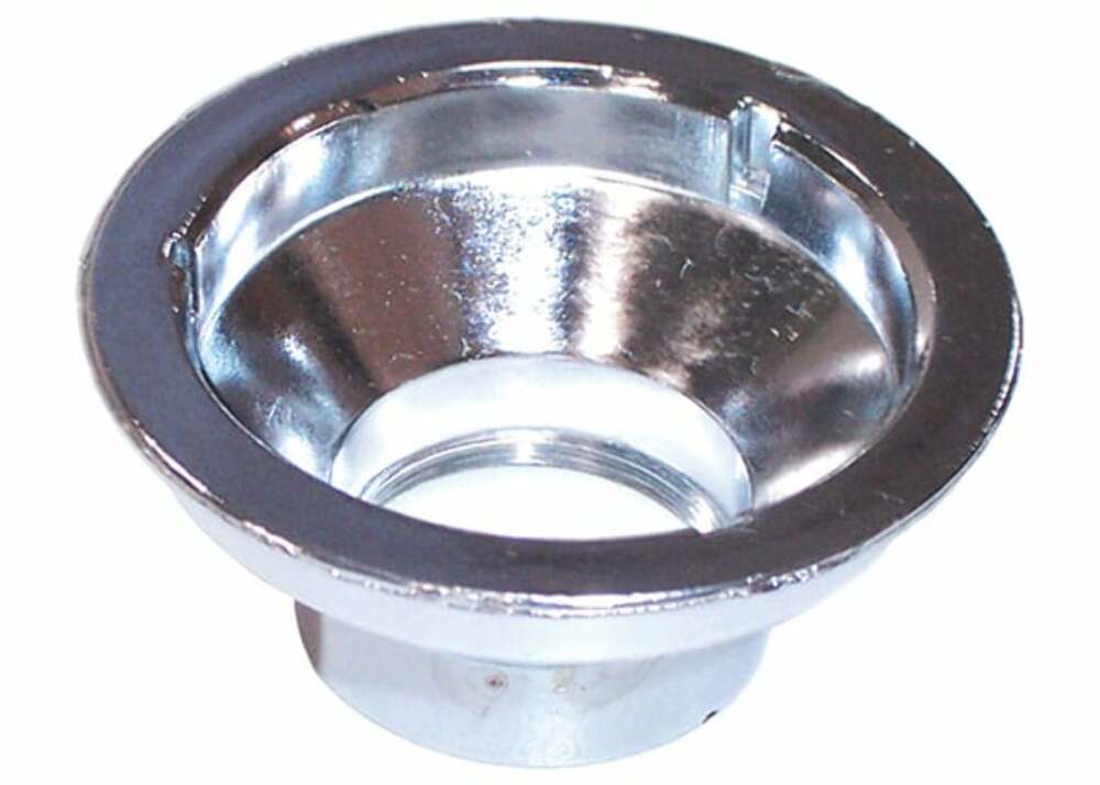 Fits 1969-1972 Chevrolet Blazer; Ignition Switch Bezel - Large - Chrome BR10027