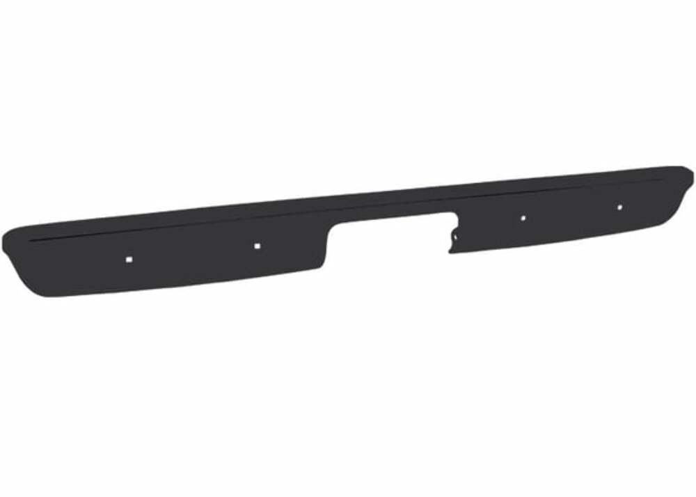 Fits 1969-1972 Chevrolet Blazer; Rear Bumper - Fleetside - Raw RRW6772