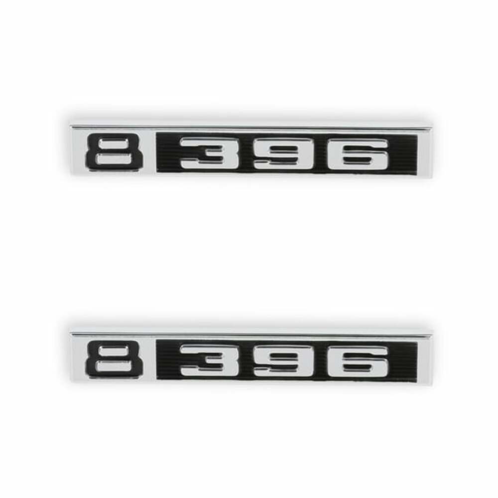 Fits 1969-1972 C/K Series Trucks; C/K Fender Badge Pair - 8/396 04-582