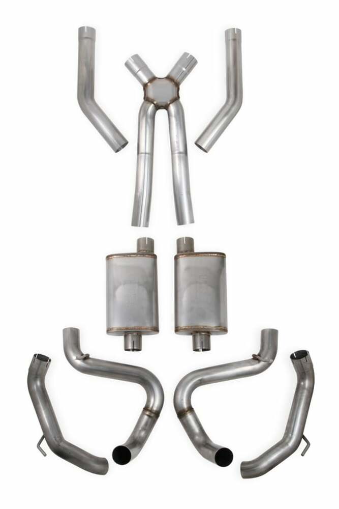Fits 1970-1974 Camaro, 3", LS Swap Exhaust System- S/S 70501386-RHKR