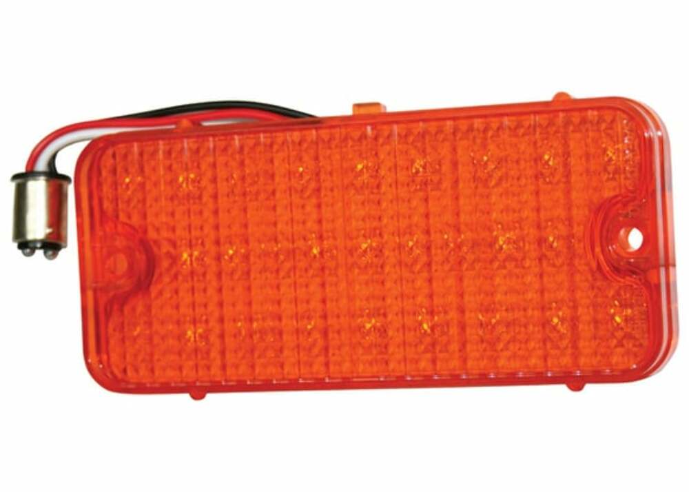 Fits 1971-1972 Chevrolet Blazer; Led Parklamp Assemblies - Amber PLLD72A