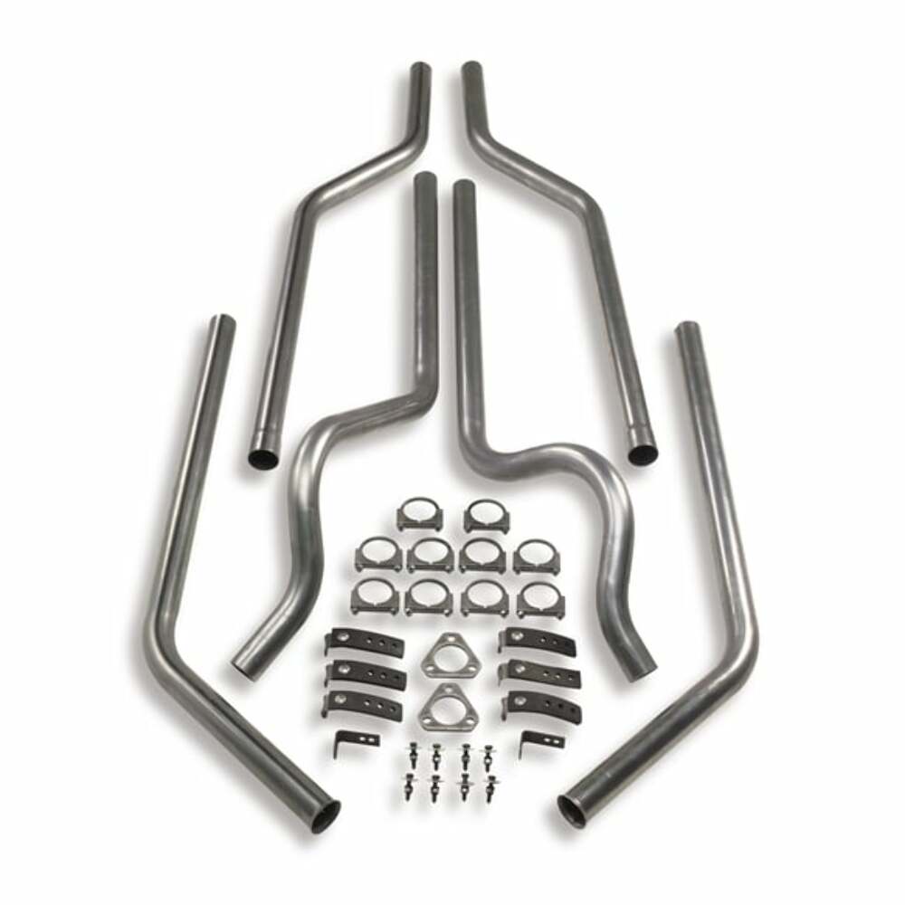 Fits 1973-1974 1/2, 3/4, 1-Ton truck (2WD): 265-400ci, Exhaust System 16622HKR
