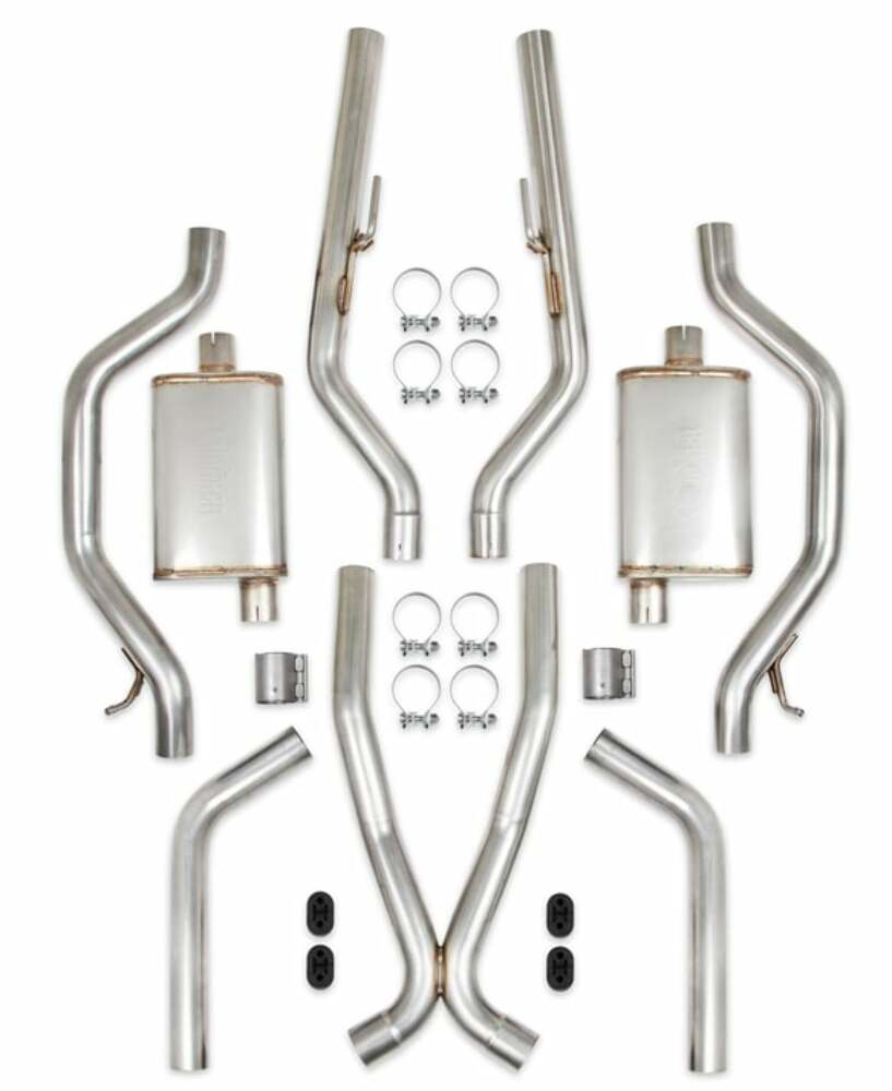Fits 1973-1974 GM C10/15 2WD Short Bed, Cat-Back Exhaust System 70501417-RHKR