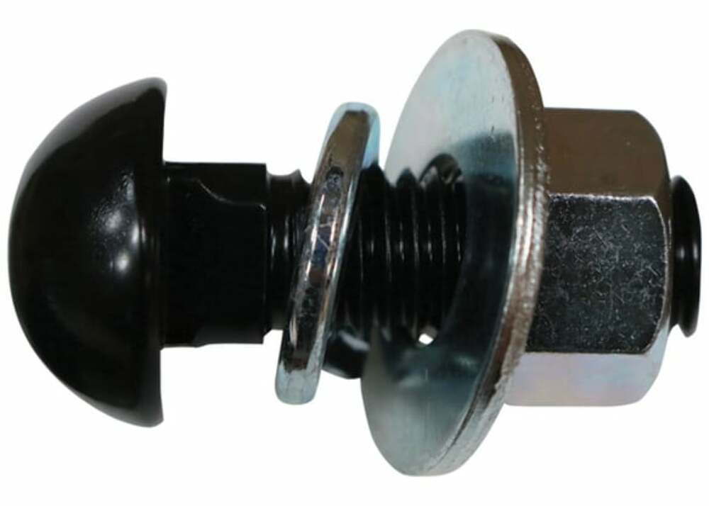 Fits 1987 Chevrolet Blazer; Bumper Bolt - Paintable BOLT1BK