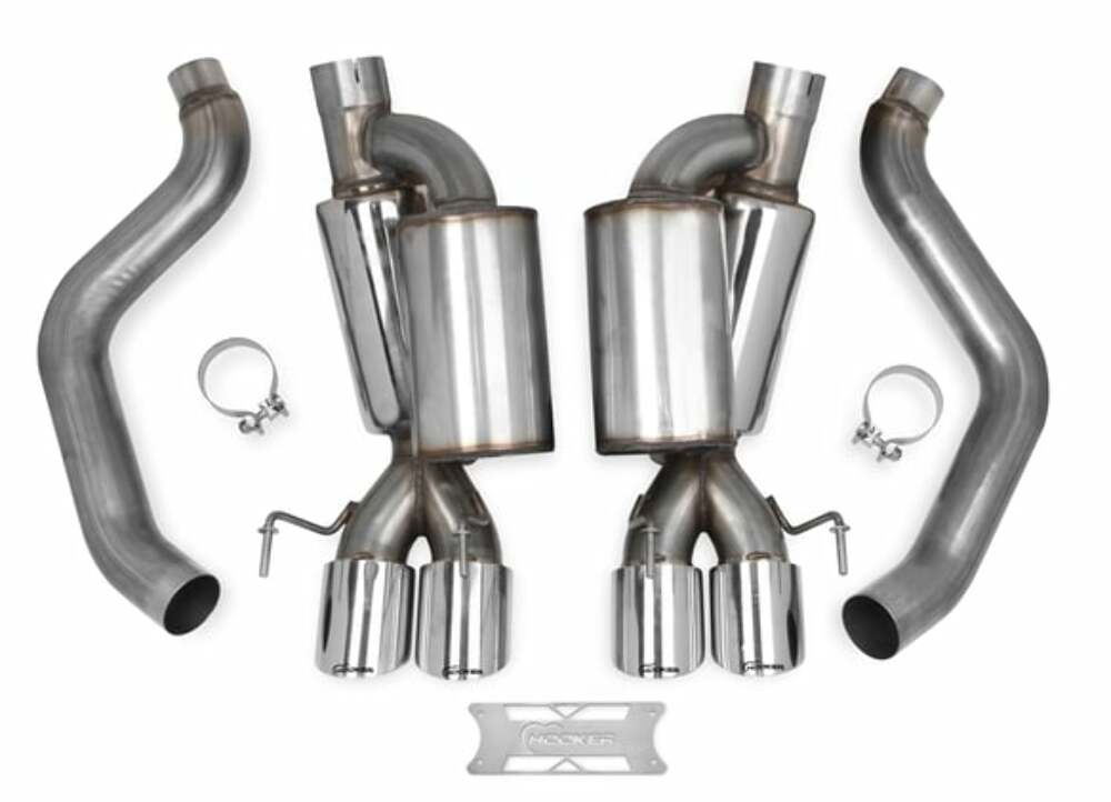 Fits 2005-2008 Chevrolet Corvette; Axle-Back Exhaust System - 70401312-RHKR