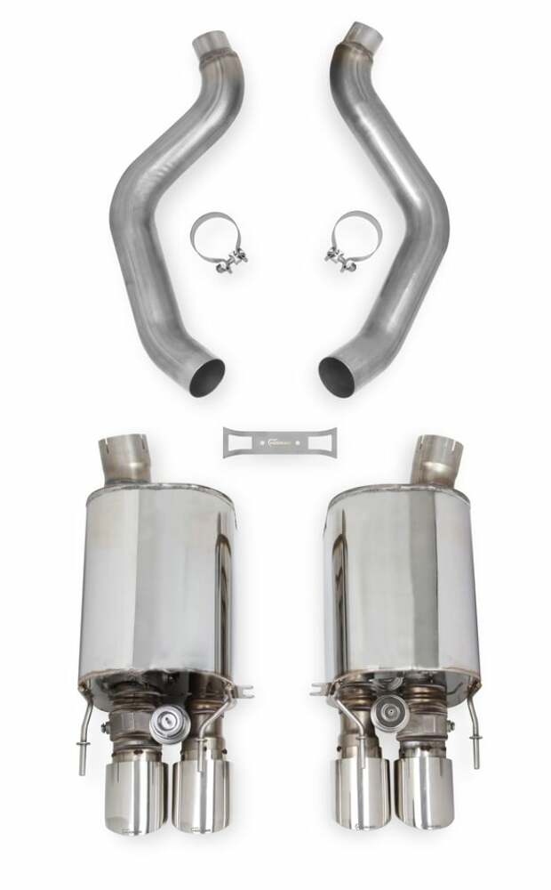 Fits 2005-2008 Chevrolet Corvette; Axle-Back Exhaust System - 70401313-RHKR