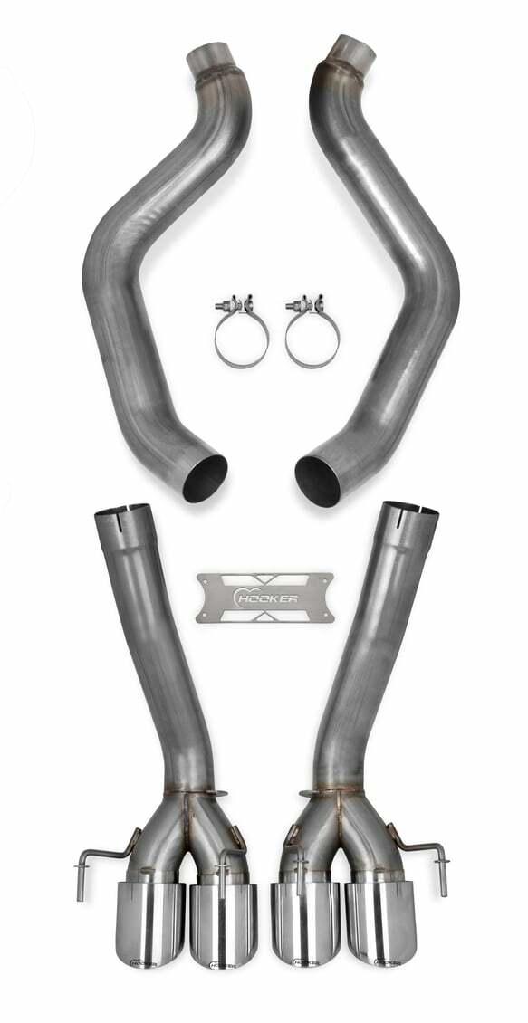 Fits 2009-2013 Chevrolet Corvette; Axle-Back Exhaust System - 70401316-RHKR